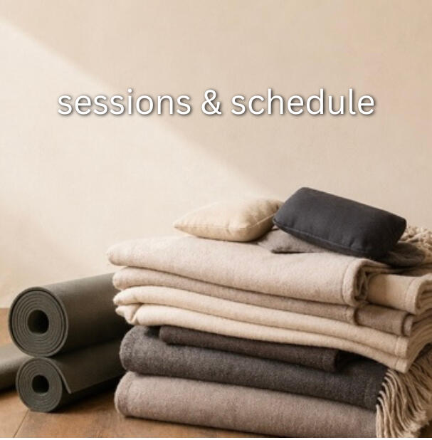 sessions &amp; schedule